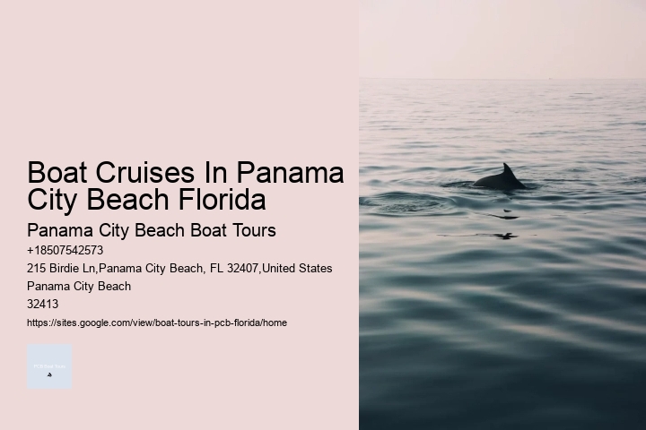 Boat Cruises In Panama City Beach Florida Panama City Beach Boat Tours Boat Cruises In Panama City Beach Florida