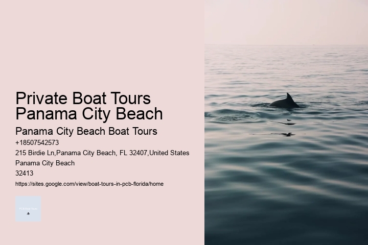 Private Boat Tours Panama City Beach Panama City Beach Boat Tours Private Boat Tours Panama City Beach
